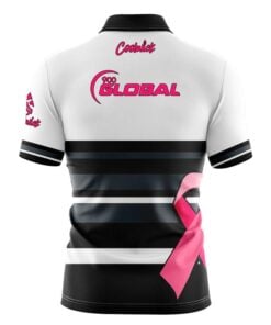 Alternative view of 900 Global Pink Ribbon Fast Track CoolWick Bowling Jersey