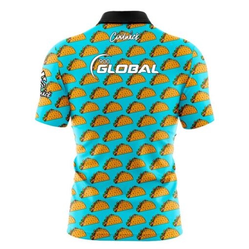 900 Global Taco Fast Track CoolWick Bowling Jersey - Image 2