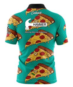 Alternative view of Hammer Pizza Fast Track CoolWick Bowling Jersey