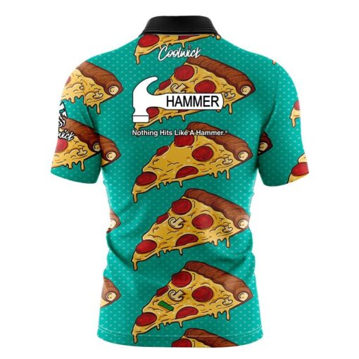 Hammer Pizza Fast Track CoolWick Bowling Jersey - Image 2