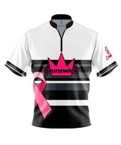 Brunswick Pink Ribbon Fast Track CoolWick Bowling Jersey