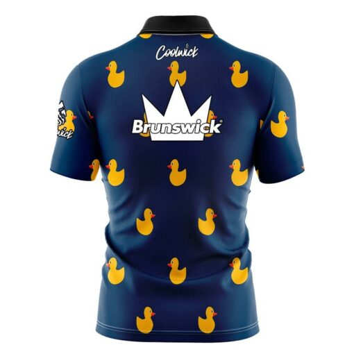 Brunswick Rubber Duck Fast Track CoolWick Bowling Jersey - Image 2
