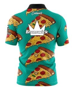 Alternative view of Brunswick Pizza Fast Track CoolWick Bowling Jersey