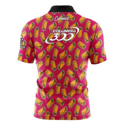 Columbia 300 Burrito Fast Track CoolWick Bowling Jersey - Image 2