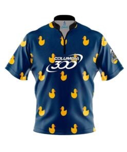 Columbia 300 Rubber Duck Fast Track CoolWick Bowling Jersey