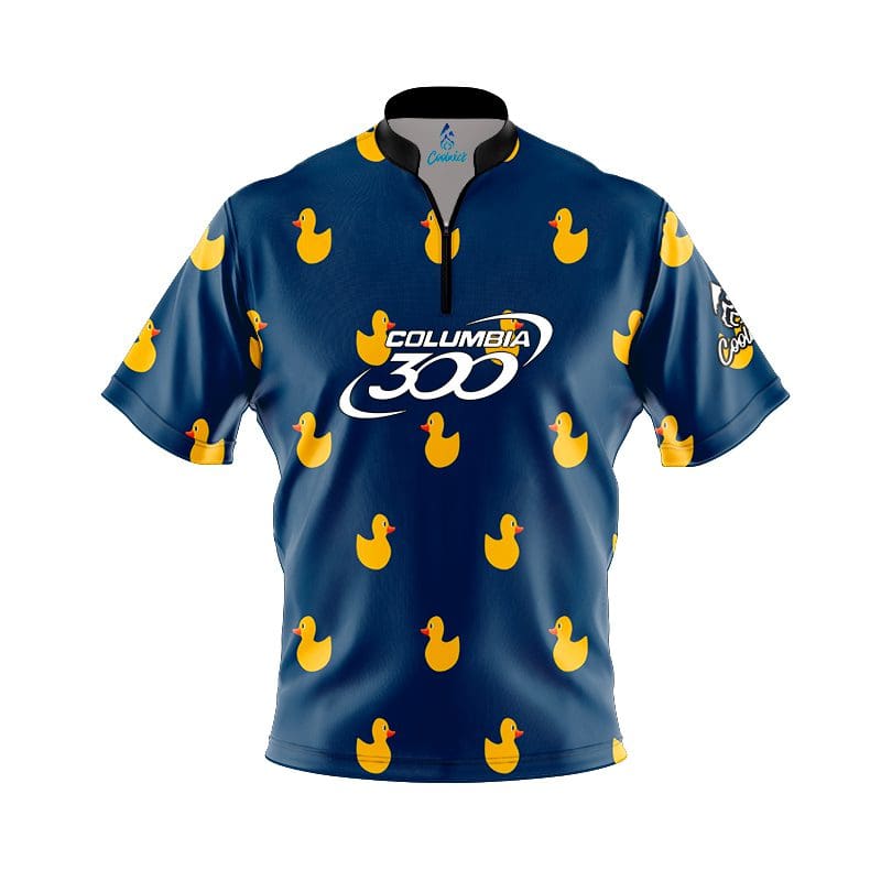 Columbia 300 Rubber Duck Fast Track CoolWick Bowling Jersey
