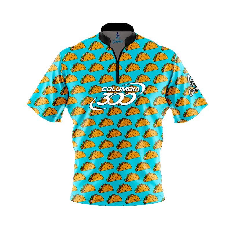 Columbia 300 Taco Fast Track CoolWick Bowling Jersey