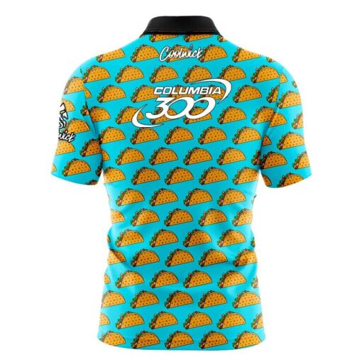Columbia 300 Taco Fast Track CoolWick Bowling Jersey - Image 2
