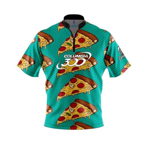 Columbia 300 Pizza Fast Track CoolWick Bowling Jersey