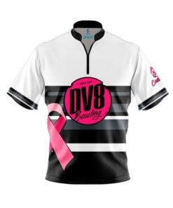 DV8 Pink Ribbon Fast Track CoolWick Bowling Jersey