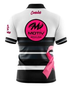 Alternative view of Motiv Pink Ribbon Fast Track CoolWick Bowling Jersey