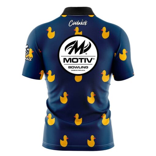 Motiv Rubber Duck Fast Track CoolWick Bowling Jersey - Image 2