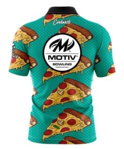 Alternative view of Motiv Pizza Fast Track CoolWick Bowling Jersey