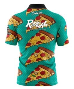 Alternative view of Radical Pizza Fast Track CoolWick Bowling Jersey