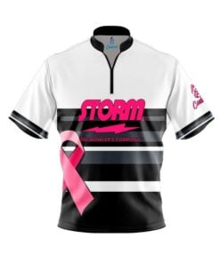 Storm Pink Ribbon Fast Track CoolWick Bowling Jersey