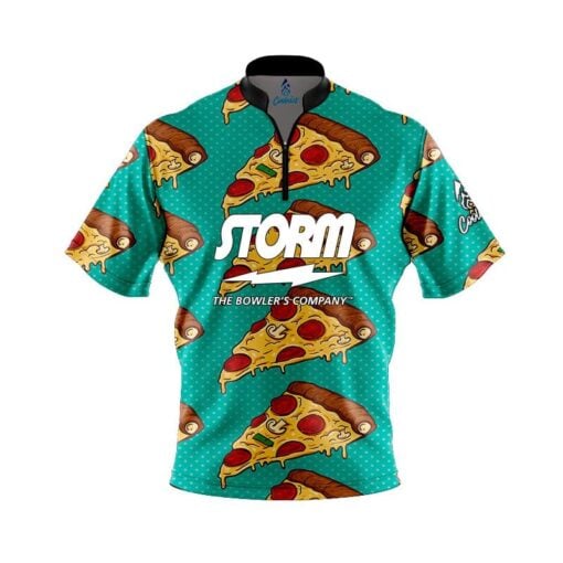 Storm Pizza Fast Track CoolWick Bowling Jersey