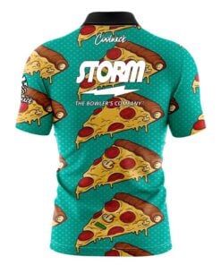 Alternative view of Storm Pizza Fast Track CoolWick Bowling Jersey