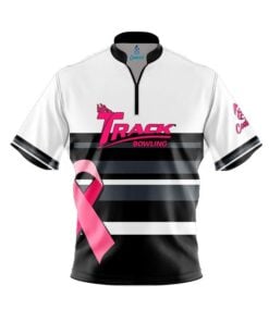 Track Pink Ribbon Fast Track CoolWick Bowling Jersey