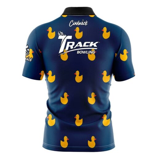 Track Rubber Duck Fast Track CoolWick Bowling Jersey - Image 2