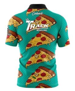 Alternative view of Track Pizza Fast Track CoolWick Bowling Jersey