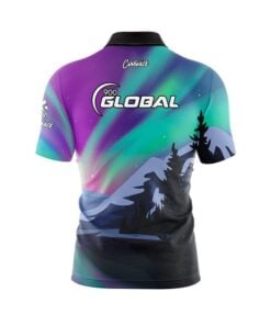 Alternative view of 900 Global Aurora Borealis Fast Track CoolWick Bowling Jersey