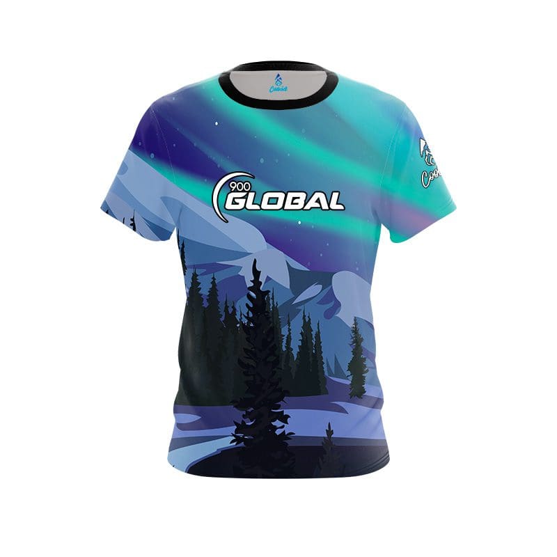 900 Global Aurora Borealis Coolwick Bowling Jersey