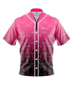 900 Global Breast Cancer Baseball Fast Track CoolWick Bowling Jersey