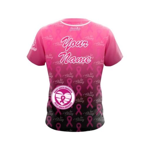 Columbia 300 Breast Cancer Baseball CoolWick Bowling Jersey - Image 2