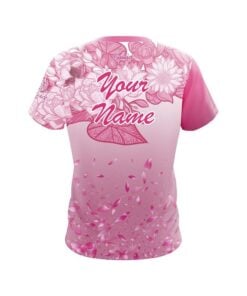 Alternative view of Columbia 300 Breast Cancer Petal Pink CoolWick Bowling Jersey