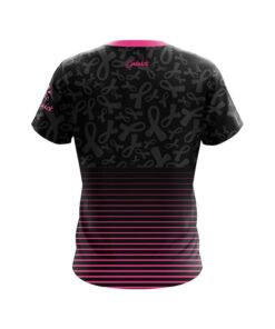 Alternative view of Plain Pink Label PL1 CoolWick Bowling Jersey