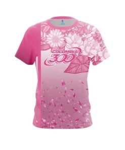 Columbia 300 Breast Cancer Petal Pink CoolWick Bowling Jersey