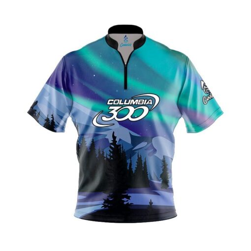 Columbia 300 Aurora Borealis Fast Track CoolWick Bowling Jersey