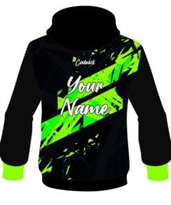 Alternative view of CoolWick Elite Black Green Dual Hoodie