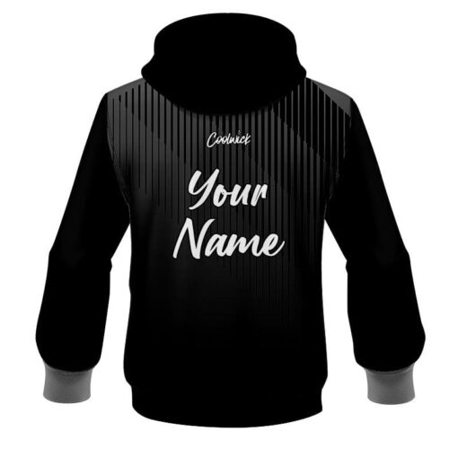 CoolWick Elite Black Grey Quartet Hoodie - Image 2