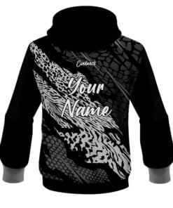 Alternative view of CoolWick Elite Black Grey Tiger Hoodie
