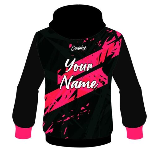 CoolWick Elite Black Pink Dual Hoodie - Image 2