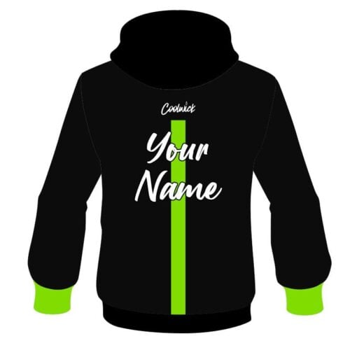 CoolWick Elite Black Green Tour Hoodie - Image 2