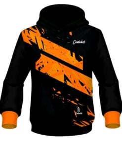 CoolWick Elite Black Orange Dual Hoodie