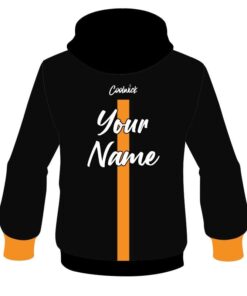 Alternative view of CoolWick Elite Black Orange Tour Hoodie