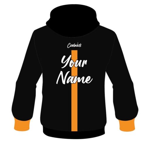 CoolWick Elite Black Orange Tour Hoodie - Image 2