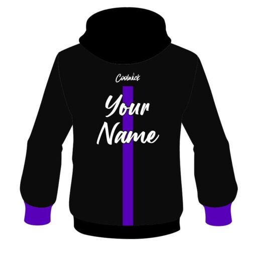 CoolWick Elite Black Purple Tour Hoodie - Image 2