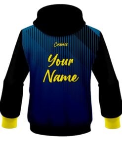 Alternative view of CoolWick Elite Blue Yellow Quartet Hoodie
