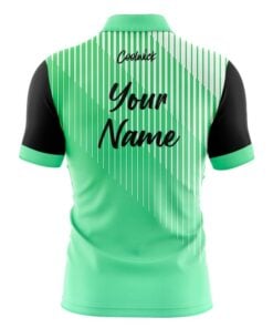 Alternative view of CoolWick Elite Mint Quartet Sash Zip Jersey