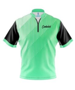 CoolWick Elite Mint Quartet Sash Zip Jersey