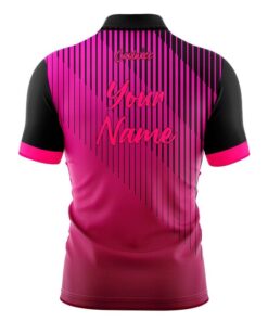 Alternative view of CoolWick Elite Pink Quartet Sash Zip Jersey