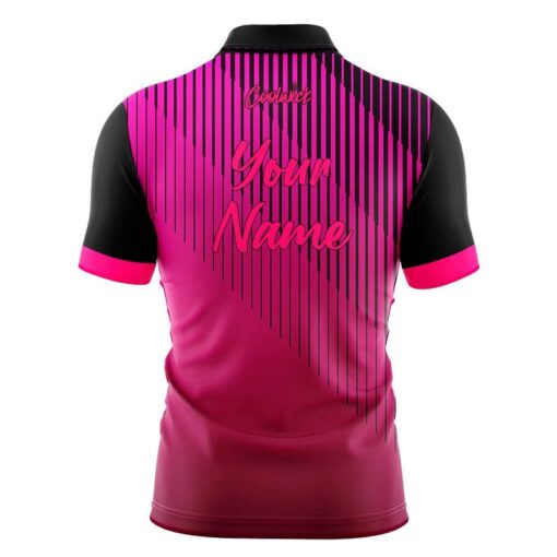CoolWick Elite Pink Quartet Sash Zip Jersey - Image 2