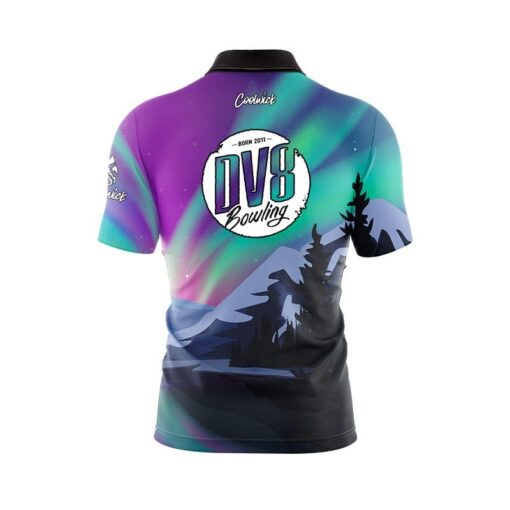 DV8 Aurora Borealis Fast Track CoolWick Bowling Jersey - Image 2