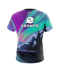Alternative view of Ebonite Aurora Borealis CoolWick Bowling Jersey