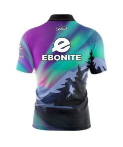 Alternative view of Ebonite Aurora Borealis Fast Track CoolWick Bowling Jersey