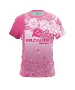 Ebonite Breast Cancer Petal Pink CoolWick Bowling Jersey